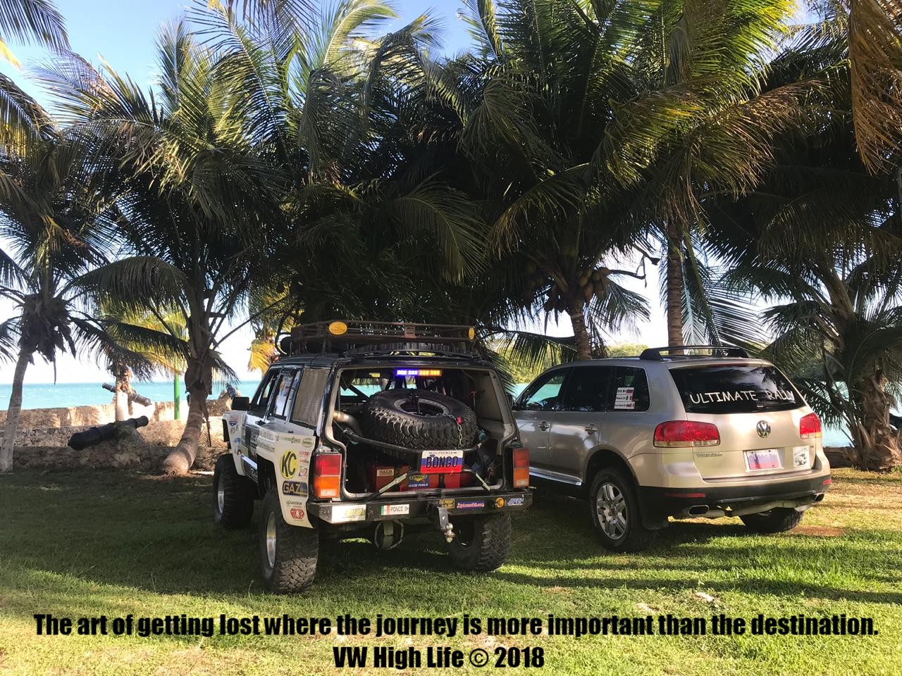 Modified VW Touareg in Belize